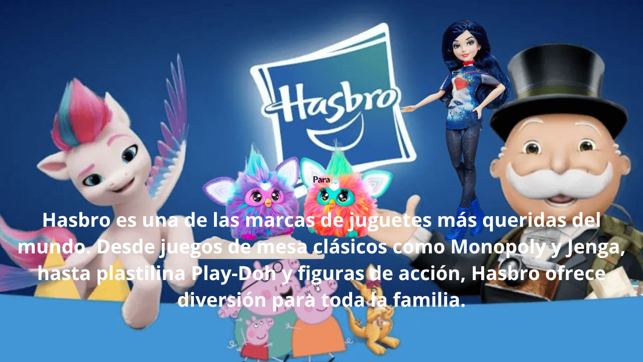 juegos de mesa Hasbro Monopoly Jenga y Play Doh para familias