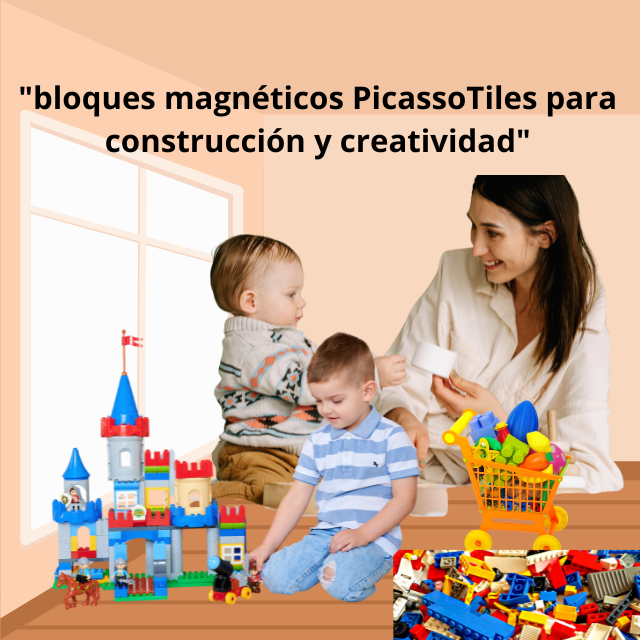 bloques magnéticos PicassoTiles para construcción y creatividad